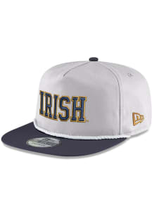 New Era Notre Dame Fighting Irish Golfer Adjustable Hat - White