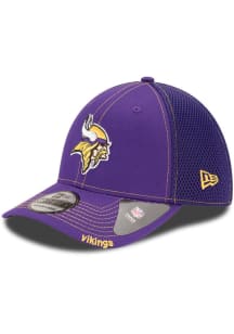 New Era Minnesota Vikings Mens Purple Neo Team 39THIRTY Flex Hat