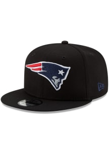 New Era New England Patriots Black 9FIFTY Mens Snapback Hat