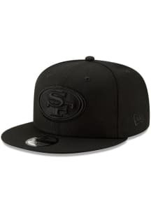 New Era San Francisco 49ers Black Tonal 9FIFTY Mens Snapback Hat