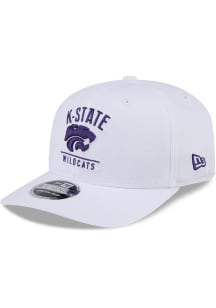 New Era White K-State Wildcats Stretch 9SEVENTY Adjustable Hat