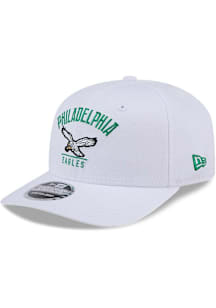 New Era Philadelphia Eagles Stretch 9SEVENTY Adjustable Hat - White