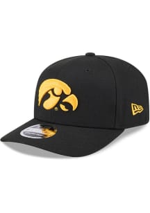 New Era Black Iowa Hawkeyes Stretch 9SEVENTY Adjustable Hat