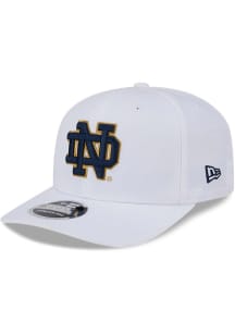 New Era Notre Dame Fighting Irish Stretch 9SEVENTY Adjustable Hat - White