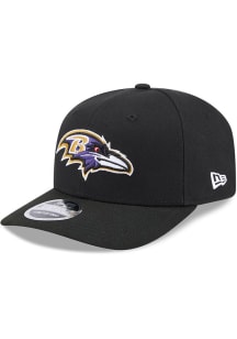 New Era Baltimore Ravens Stretch 9SEVENTY Adjustable Hat - Black