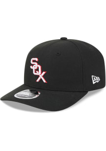 New Era Chicago White Sox Stretch 9SEVENTY Design Adjustable Hat - Black
