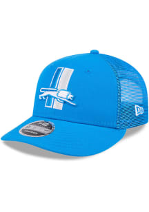 New Era Detroit Lions Trucker LP 9FIFTY Adjustable Hat - Blue