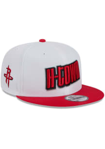 New Era Houston Rockets White 2024 NBA City Edition 9FIFTY Mens Snapback Hat