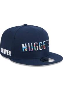 New Era Denver Nuggets Blue 2024 NBA City Edition 9FIFTY Mens Snapback Hat