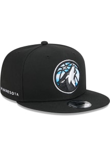 New Era Minnesota Timberwolves Black 2024 NBA City Edition 9FIFTY Mens Snapback Hat