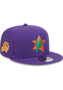 New Era Phoenix Suns Purple 2024 NBA City Edition 9FIFTY Mens Snapback Hat