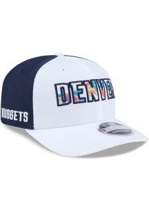 New Era Denver Nuggets 2024 NBA City Edition 9SEVENTY Adjustable Hat - White