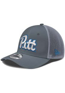 New Era Pitt Panthers Mens Graphite NEO 39THIRTY Flex Hat