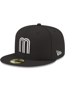 New Era Mexico National Team Mens Black Tonal 59FIFTY Fitted Hat
