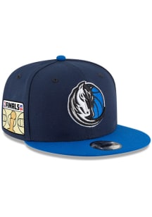 New Era Dallas Mavericks Navy Blue 2024 NBA Finals Side Patch JR 9FIFTY Youth Snapback Hat