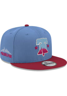 New Era Philadelphia Phillies Light Blue 2024 City Connect 2T 9FIFTY Mens Snapback Hat