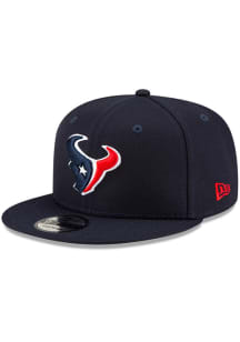 New Era Houston Texans Navy Blue Basic 9FIFTY Mens Snapback Hat