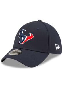 New Era Houston Texans Mens Navy Blue Team Classic 39THIRTY Flex Hat