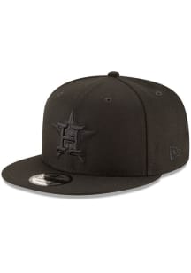 New Era Houston Astros Black Tonal 9FIFTY Mens Snapback Hat
