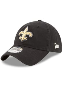 New Era New Orleans Saints Core Classic 2.0 Adjustable Hat - Black