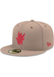 Nebraska Cornhuskers New Era 59FIFTY Fitted Hat - Brown