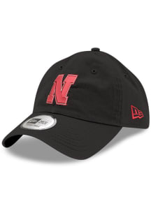 New Era Black Nebraska Cornhuskers Casual Classic Adjustable Hat