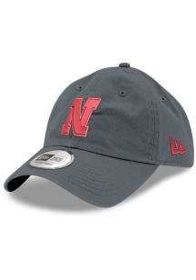 New Era Graphite Nebraska Cornhuskers Casual Classic Adjustable Hat