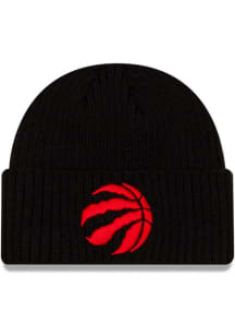 New Era Toronto Raptors Black Core Classic Cuff Mens Knit Hat