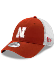 New Era Red Nebraska Cornhuskers 2T Trucker 9FORTY Adjustable Hat