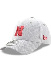 New Era Nebraska Cornhuskers Stretch Snap 9FORTY Adjustable Hat - White