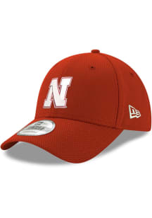 New Era Red Nebraska Cornhuskers Stretch Snap 9FORTY Adjustable Hat