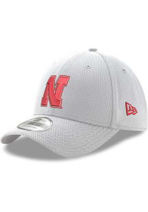 New Era Nebraska Cornhuskers Mens White 39THIRTY Flex Hat