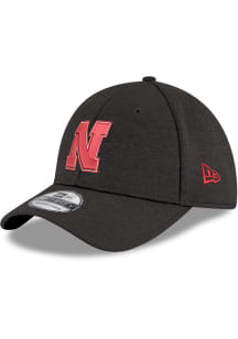 New Era Nebraska Cornhuskers Mens Black 39THIRTY Classic Flex Hat