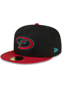 New Era Arizona Diamondbacks Mens Black AC Road 59FIFTY Fitted Hat