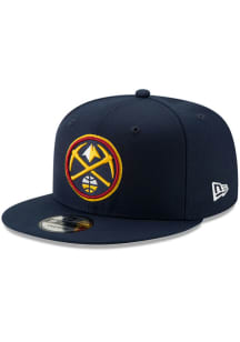 New Era Denver Nuggets Navy Blue Basic 9FIFTY Mens Snapback Hat