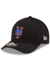 New Era New York Mets Player Replica 9FORTY M-Crown Adjustable Hat - Black