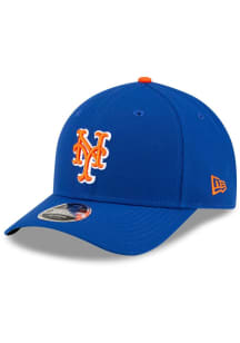 New Era New York Mets Player Replica 9FORTY M-Crown Adjustable Hat - Blue