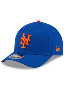 New Era New York Mets Player Replica 9FORTY M-Crown Design Adjustable Hat - Blue