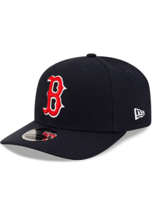 New Era Boston Red Sox Player Replica 9SEVENTY Stretch Snap Adjustable Hat - Navy Blue