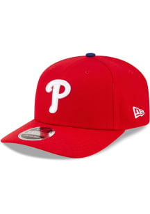 New Era Philadelphia Phillies Player Replica 9SEVENTY Stretch Snap Adjustable Hat - Red