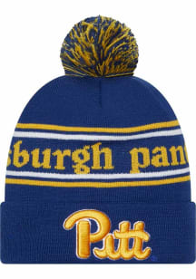 Pitt Panthers New Era Youth Marquee Knit Youth Knit Hat - Blue