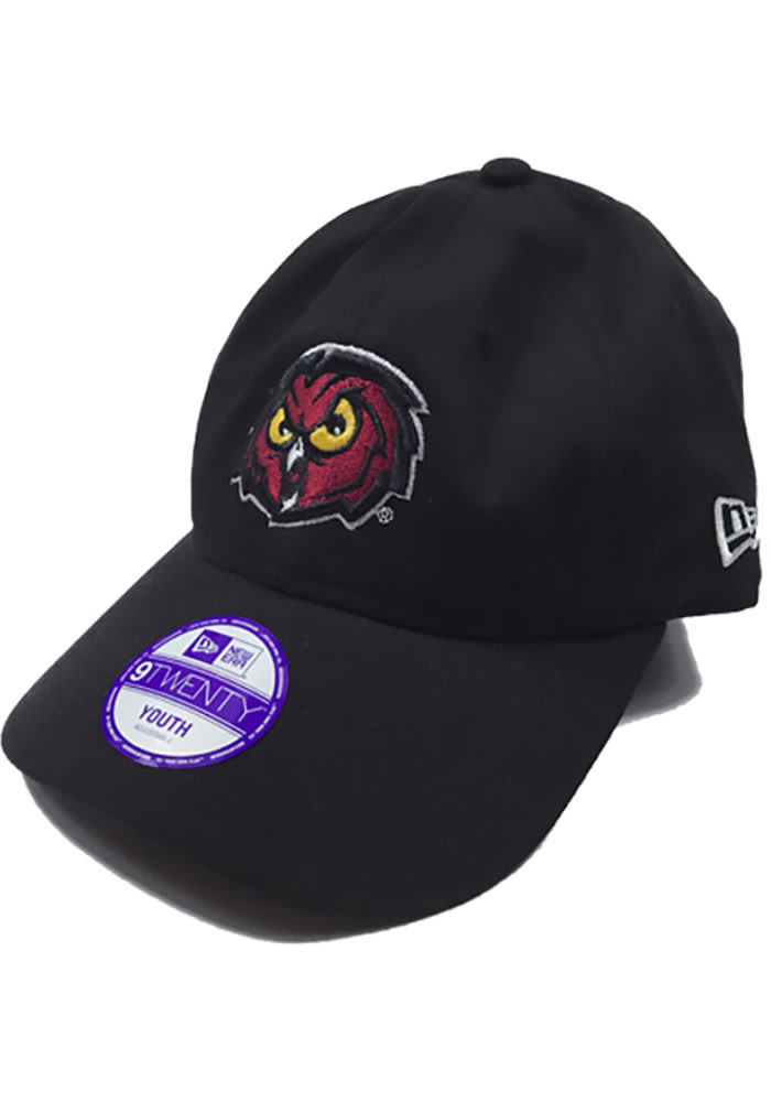 Temple Owls Black 9TWENTY Youth Adjustable Hat