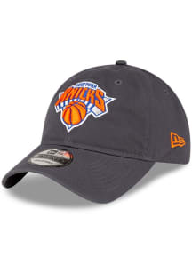 New Era New York Knicks Core Classic 9TWENTY Adjustable Hat - Charcoal