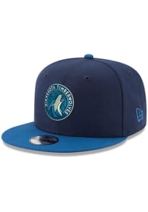 New Era Minnesota Timberwolves Navy Blue 2T JR 9FIFTY Youth Snapback Hat