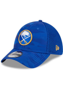 New Era Buffalo Sabres Mens Blue Tonal Camo 39THIRTY Flex Hat