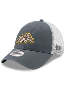 New Era Graphite Western Michigan Broncos 2T 9FORTY Trucker Adjustable Hat