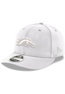 New Era White Western Michigan Broncos Tonal Low Pro 9FIFTY Trucker Adjustable Hat