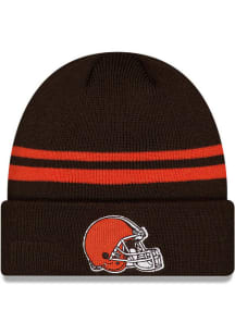 New Era Cleveland Browns Brown Basic Cuff Mens Knit Hat