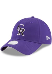 New Era Colorado Rockies Purple W Core Classic 2.0 9TWENTY Womens Adjustable Hat