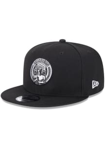 New Era Cleveland Guardians Black 9FIFTY Mens Snapback Hat